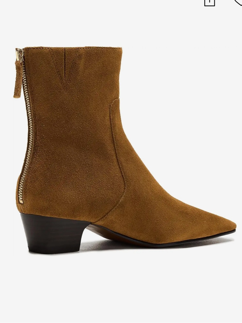 Madewell
The Lexie Ankle Boot in Leather Women
$228 Sz 6.5 gently 
Warm Chestnut